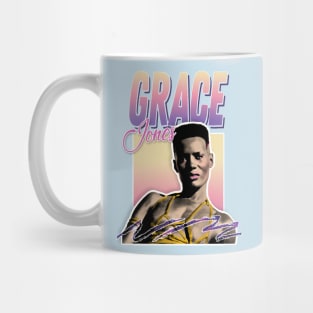 Grace Jones /// 80s Styled Aesthetic Tribute Art Mug